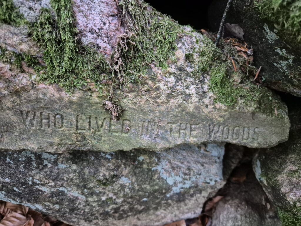 Who lived in the woods stenmursbudskap Wanås konst och skulpturpark